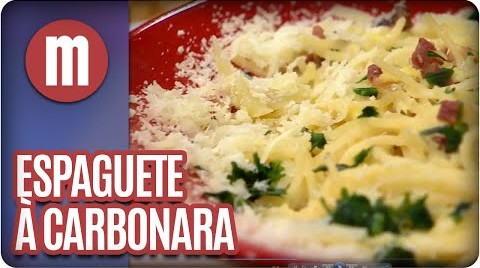 Mulheres - Espaguete à Carbonara (12/02/2016)